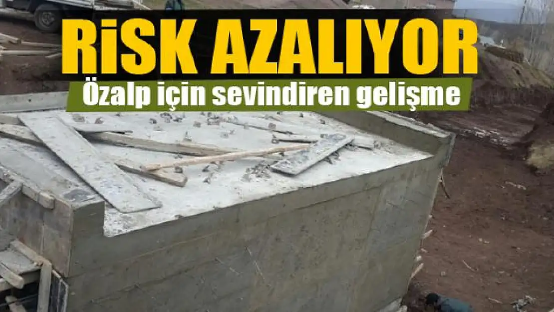 Özalp ilçesinde taşkın riski azaltılıyor