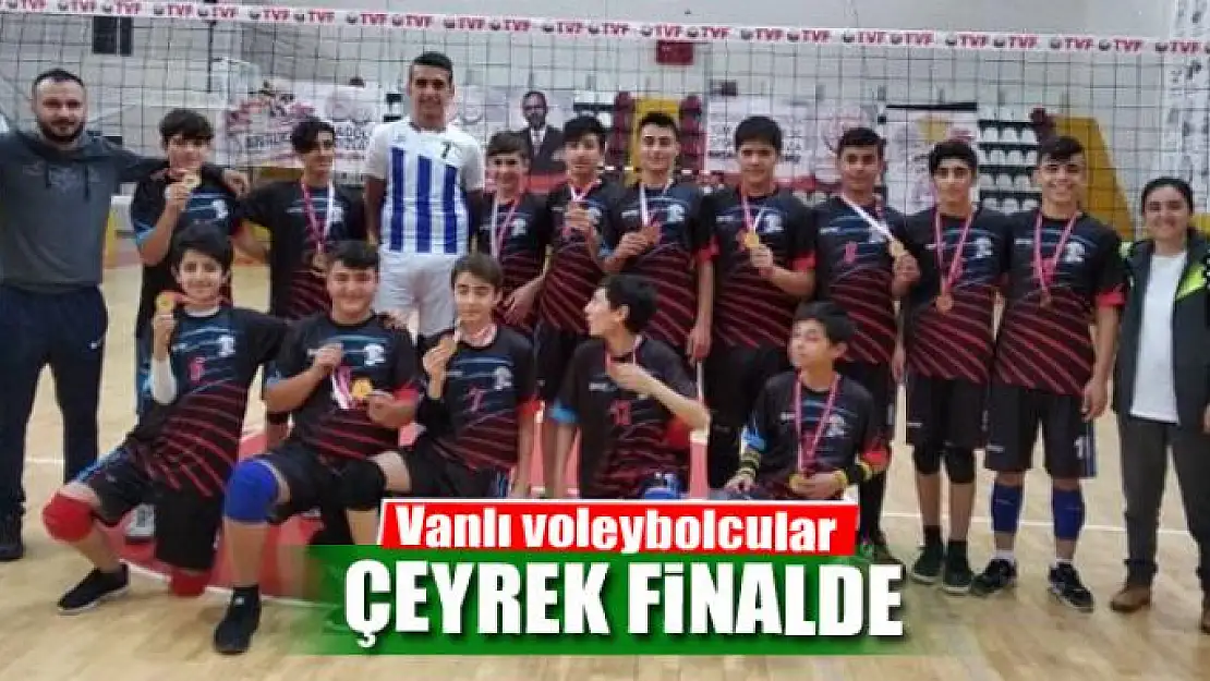 Vanlı voleybolcular çeyrek finalde