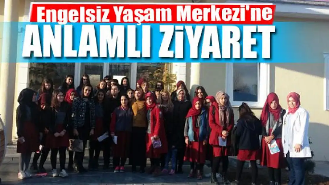 Öğrencilerden Engelsiz Yaşam Merkezi'ne ziyaret 