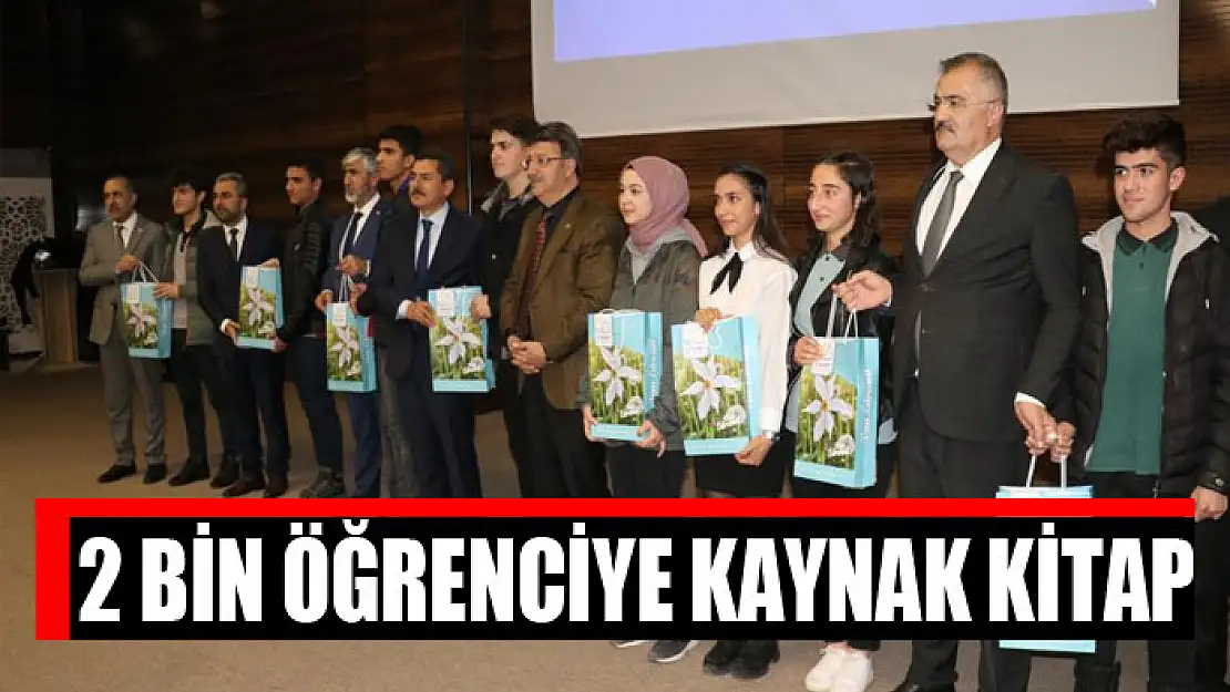 2 bin öğrenciye kaynak kitap