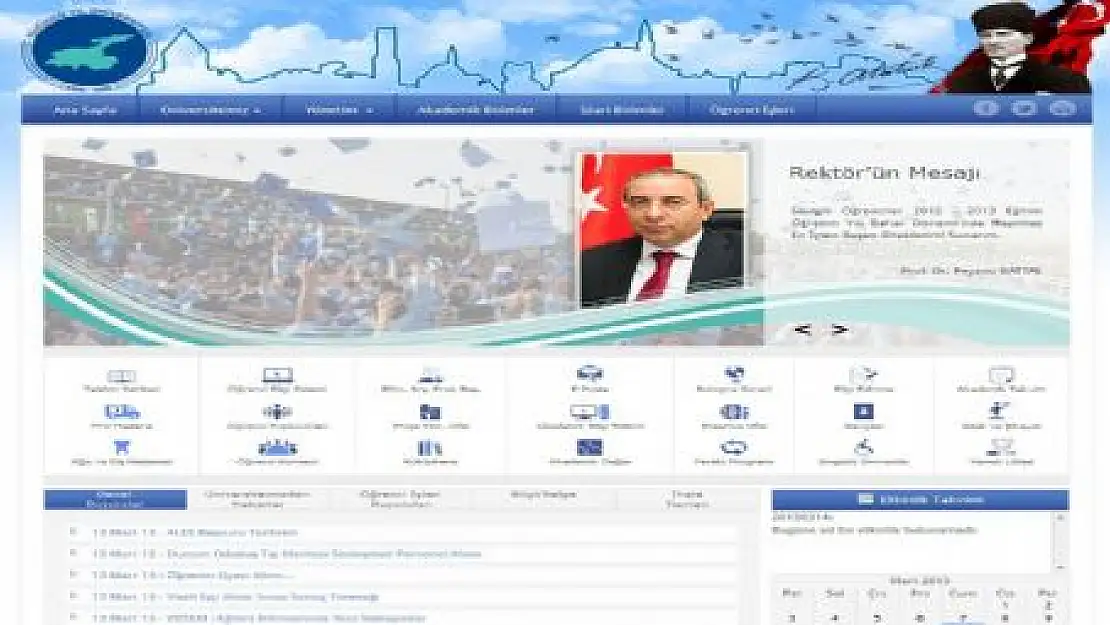 YYÜ YENİ WEB SAYFASI YAYINA BAŞLADI