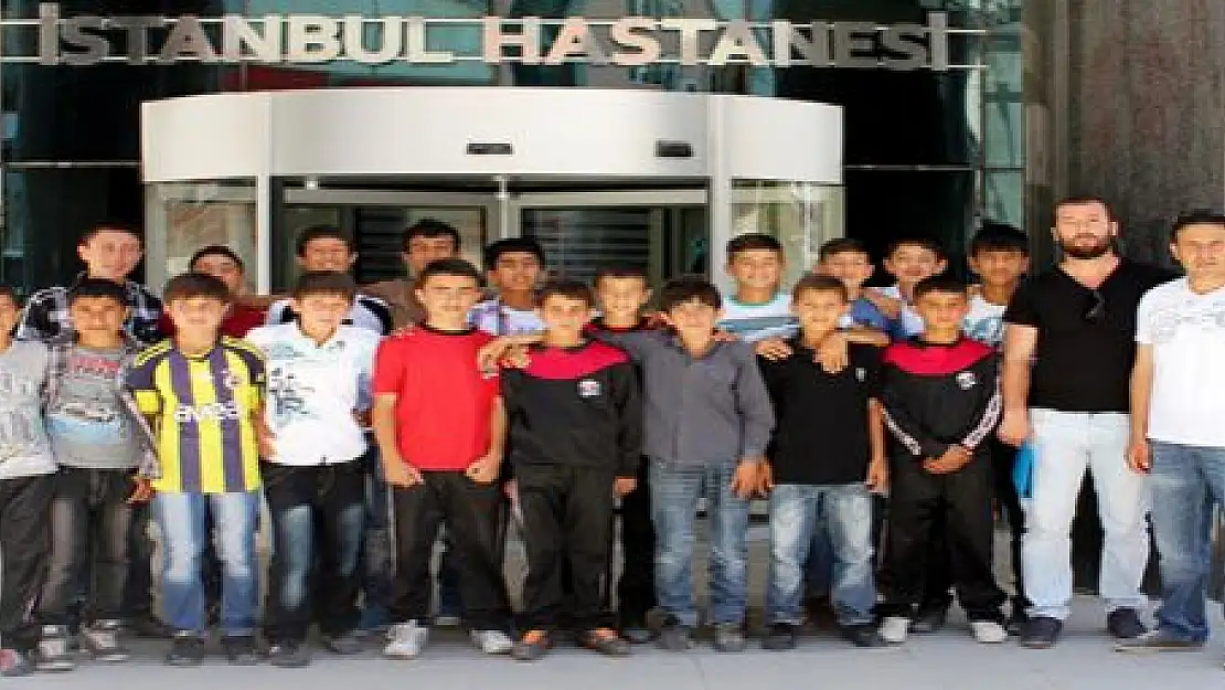 B. Vanspor U13 takımı sağlık kontrölünde