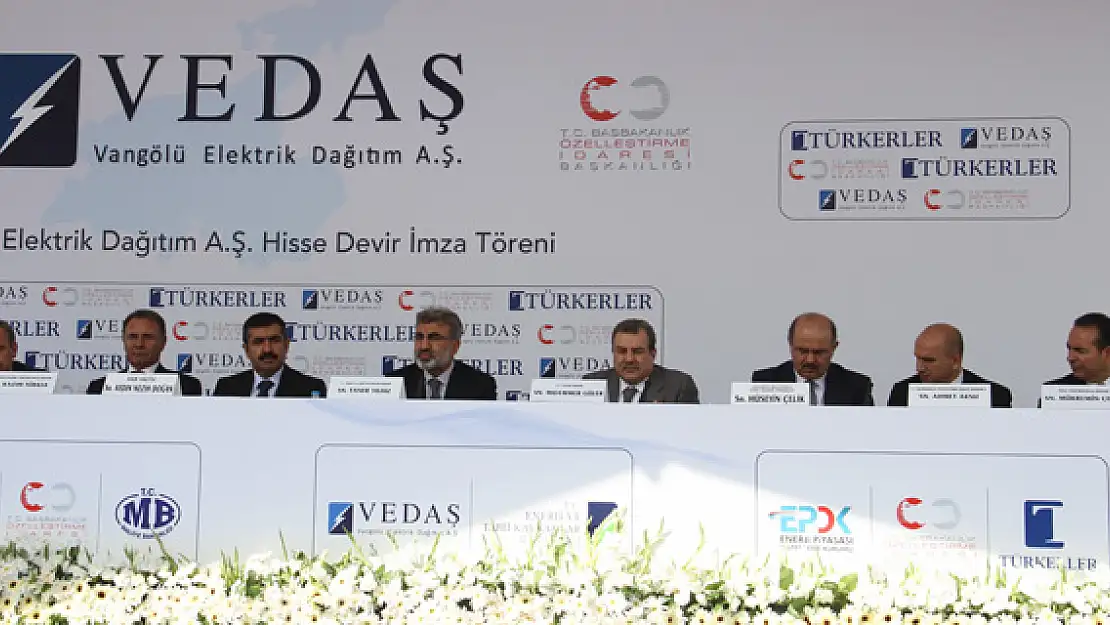 VEDAŞ'DA HİSSE DEVİR İMZA TÖRENİ 3