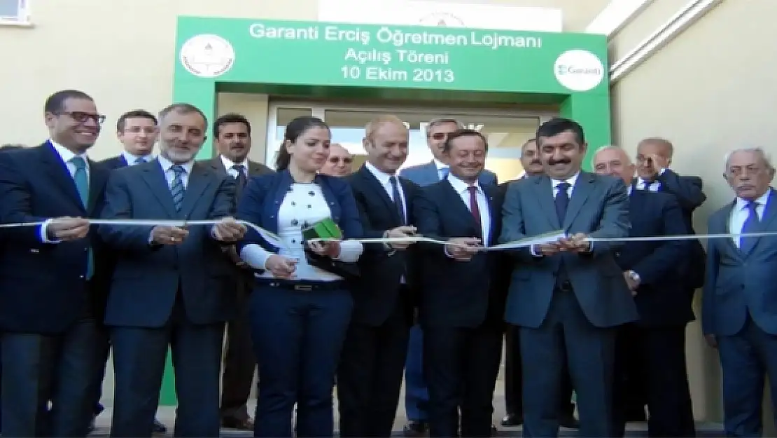 GARANTİ BANKASINDAN ERCİŞ'E ÖĞRETMEN LOJMANI 