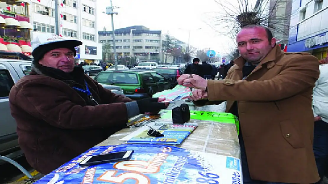 Piyango biletlerine yoğun ilgi