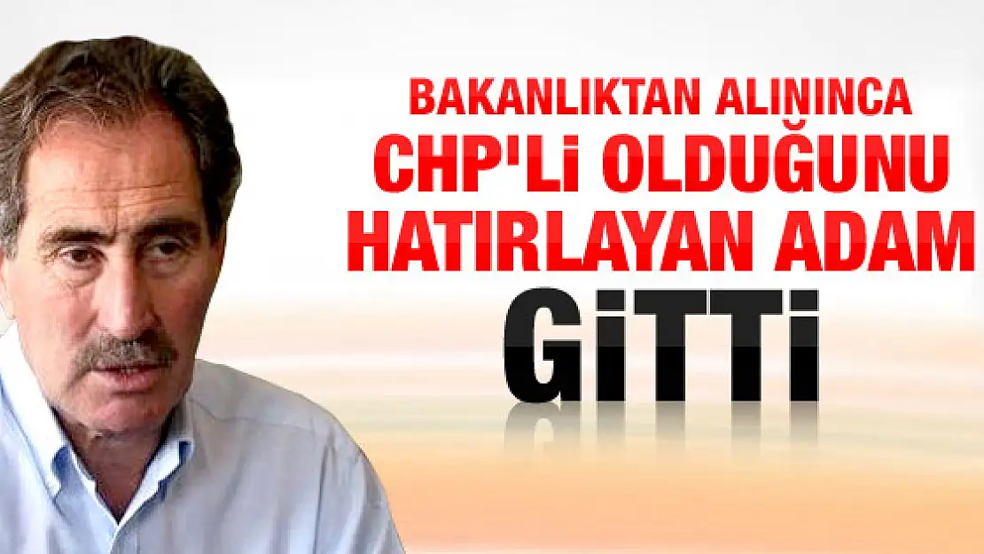 Ertuğrul Günay AK Parti'den istifa etti