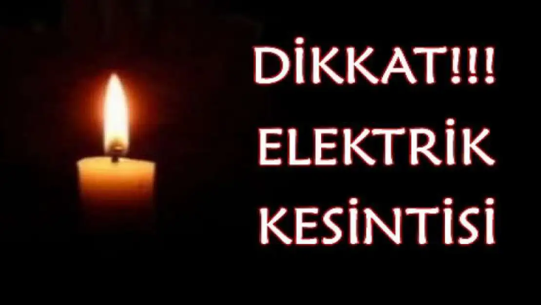 VANDA ELEKTRİK KESİNTİSİ UYGULANACAK