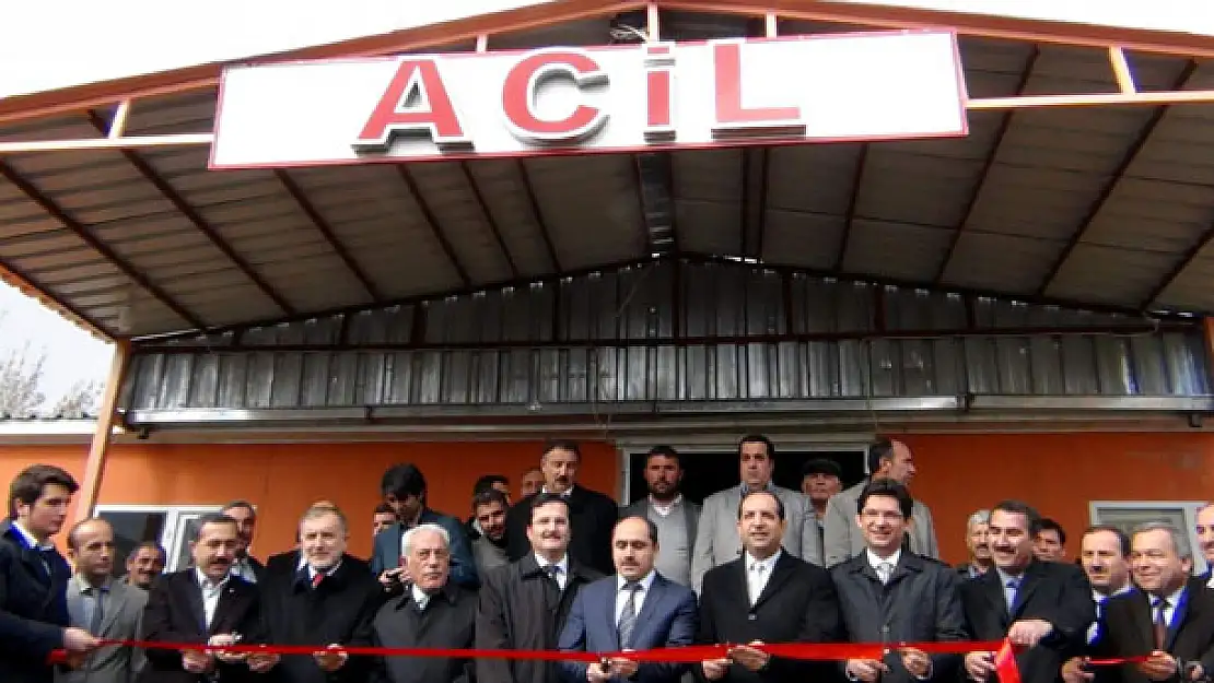 ERCİŞTE  EK ACİL ÜNİTESİ HİZMETE AÇILDI