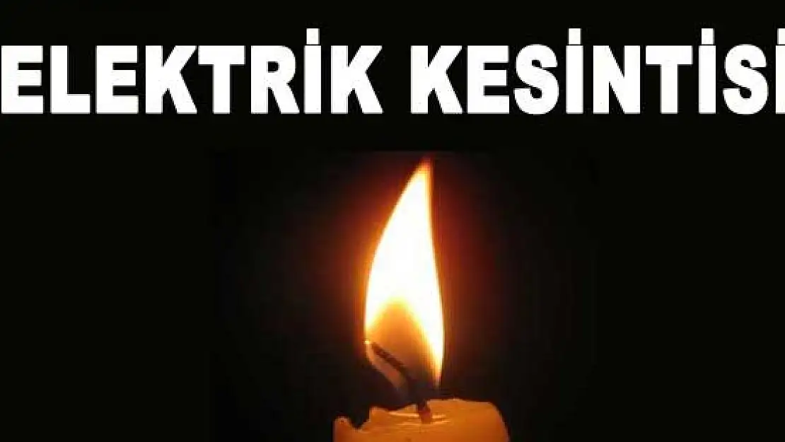 ELEKTRİK KESİNTİSİ UYGULANACAK