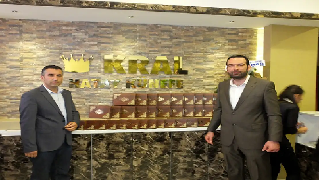 Kral Hatay künefe açıldı