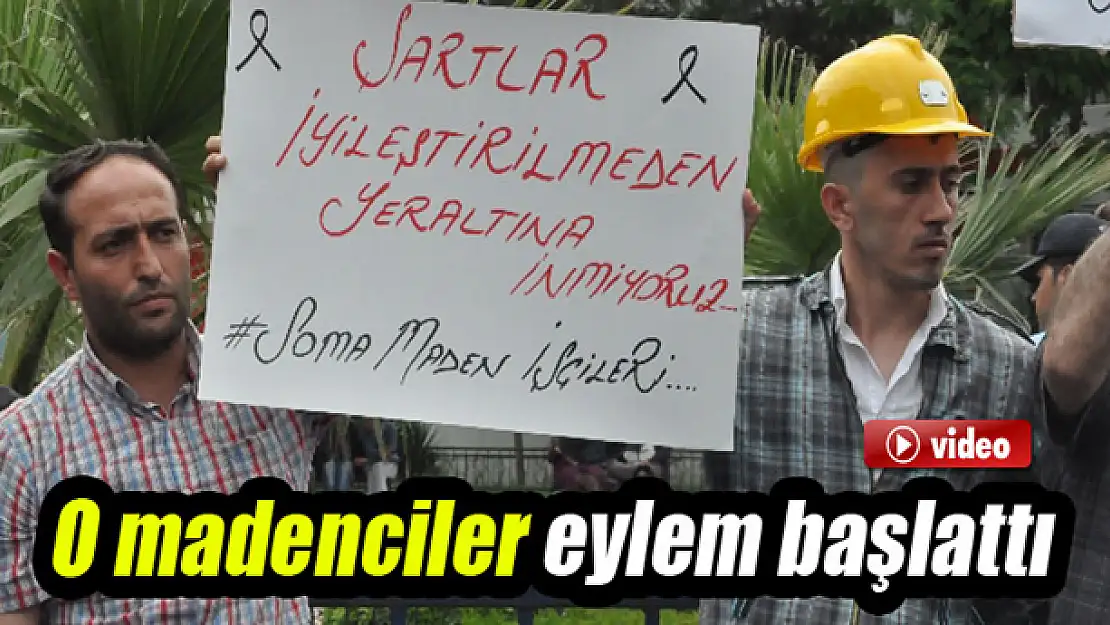 Somalı madenciler eylem başlattı