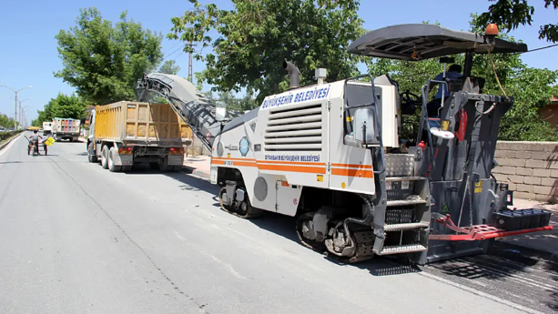 Büyükşehir Belediyesi'den  Asafaltlama