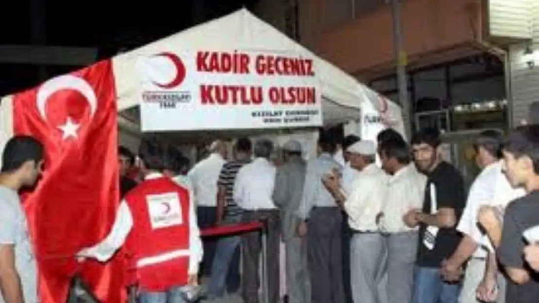 Kızılay  Kadir Gecesi Helva Dağıtacak