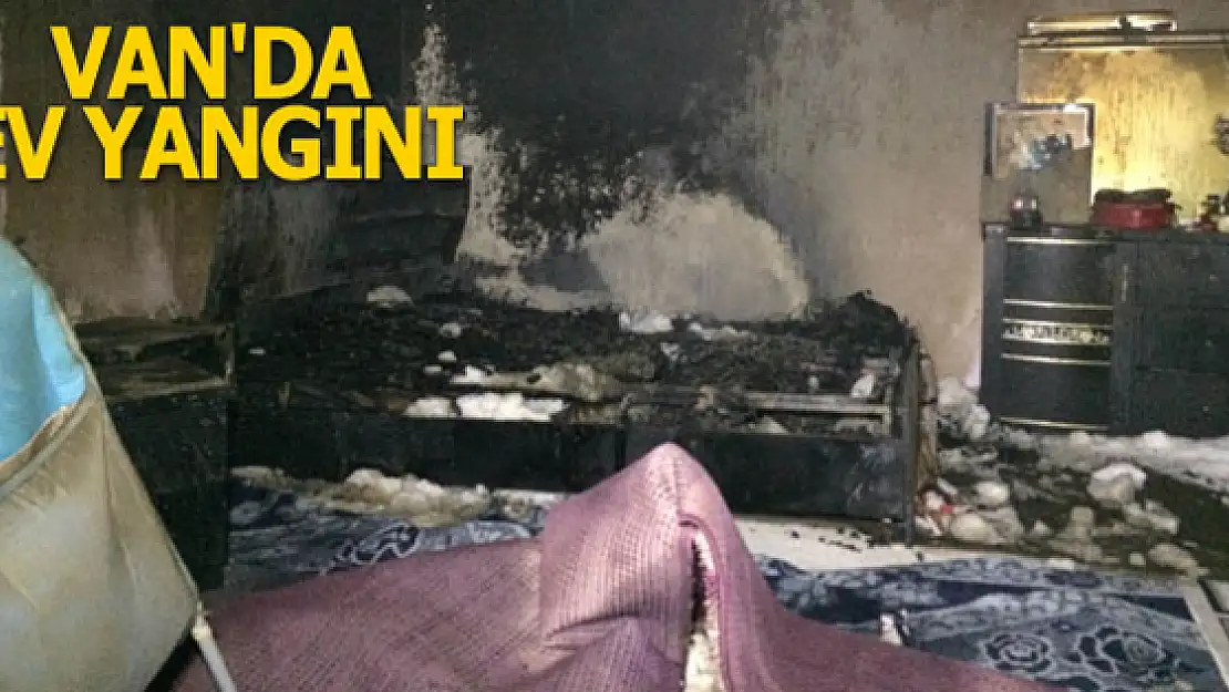 Van'da Ev Yangını