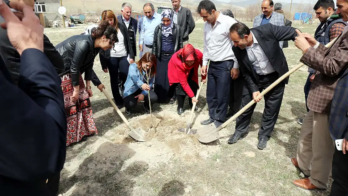 Gürpınar'da ağaçlar toprakla buluştu