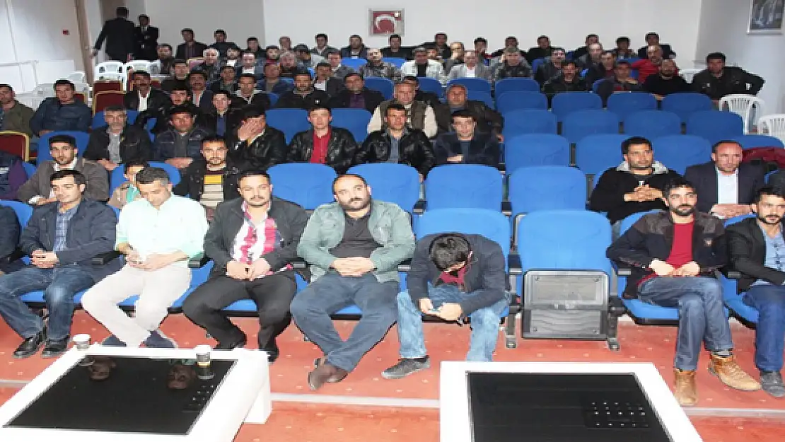 İnşaatçılara Seminer Verildi