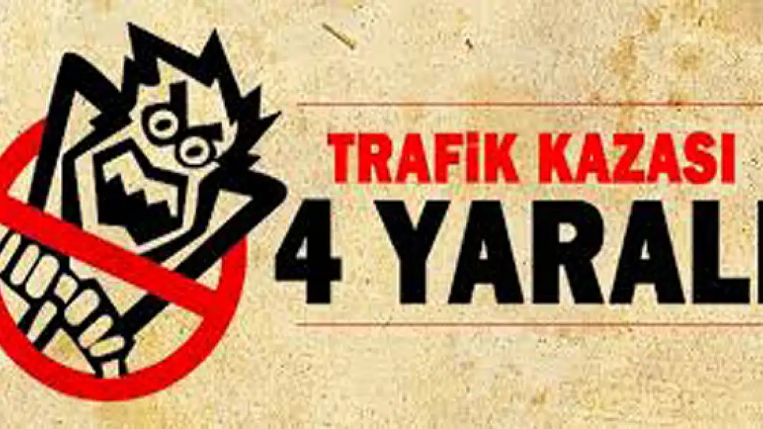 Van'da Trafik Kazası 4 Yaralı 