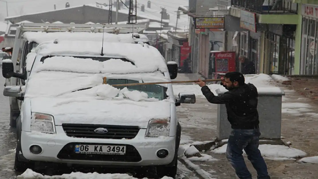 Başkale'da Kar Yağışı 