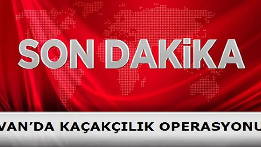 Van'da Kaçakcılık Operasyonları