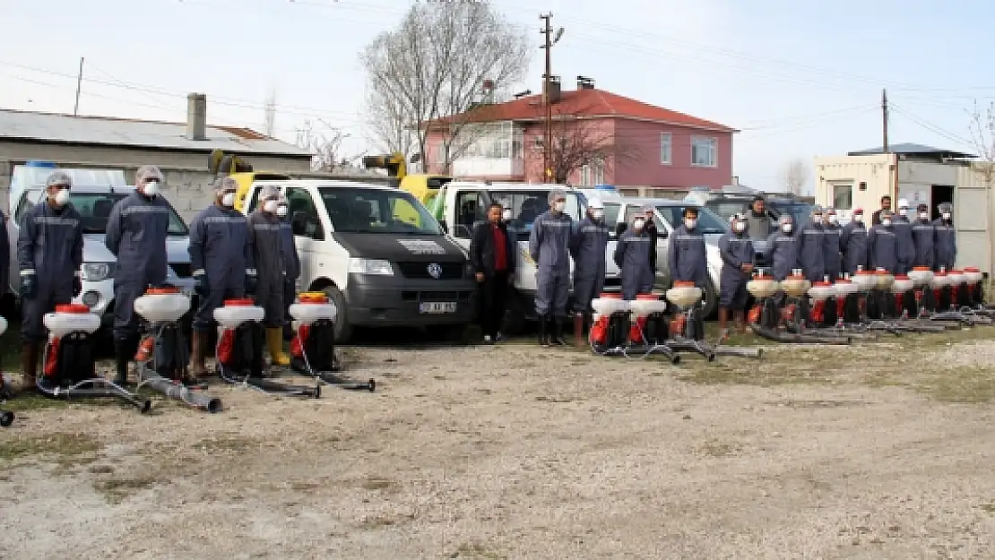 Büyükşehir'in ilaçlama ekibi hazır  