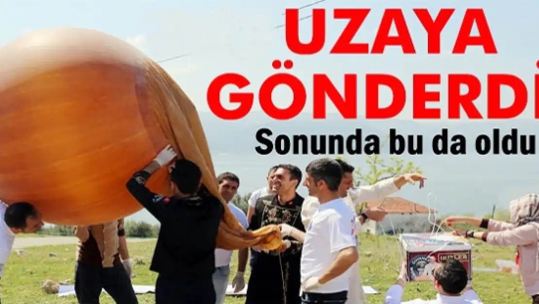 Uzaya börek gönderdi