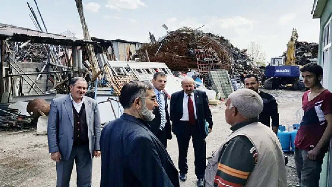 Saadet Partisinde Hurdacılar Sitesine Ziyaret