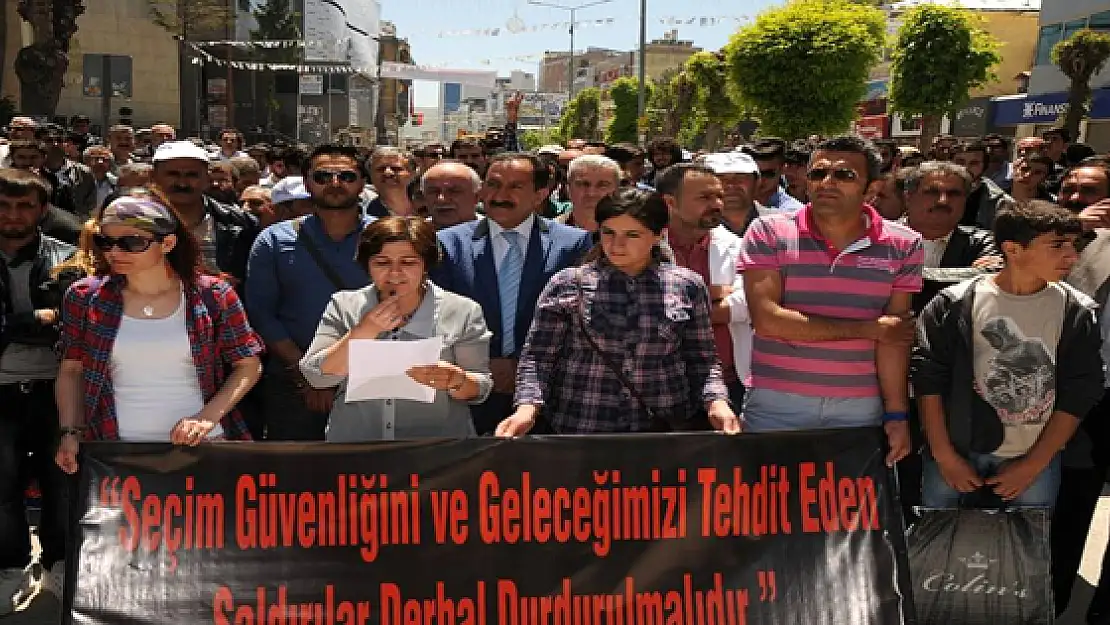 HDPye Yapılan Saldırılar Protesto Edildi