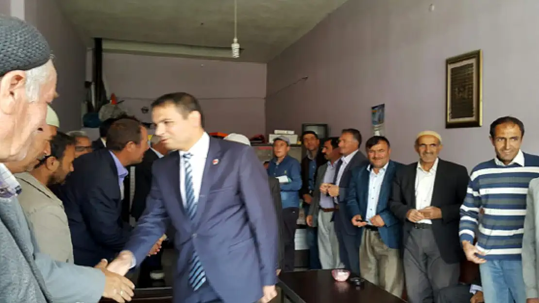 Saadet Partisi Heyeti Çaldıranda