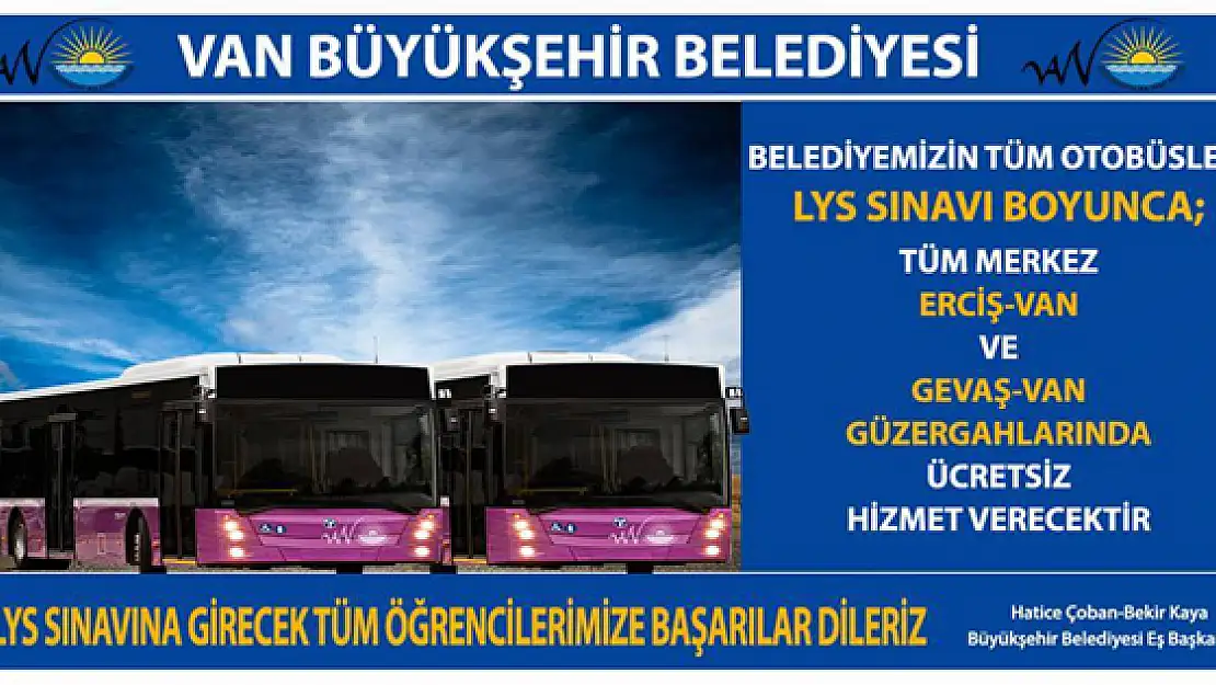 OTOBÜSLER ONLAR İÇİN ÜCRETSİZ