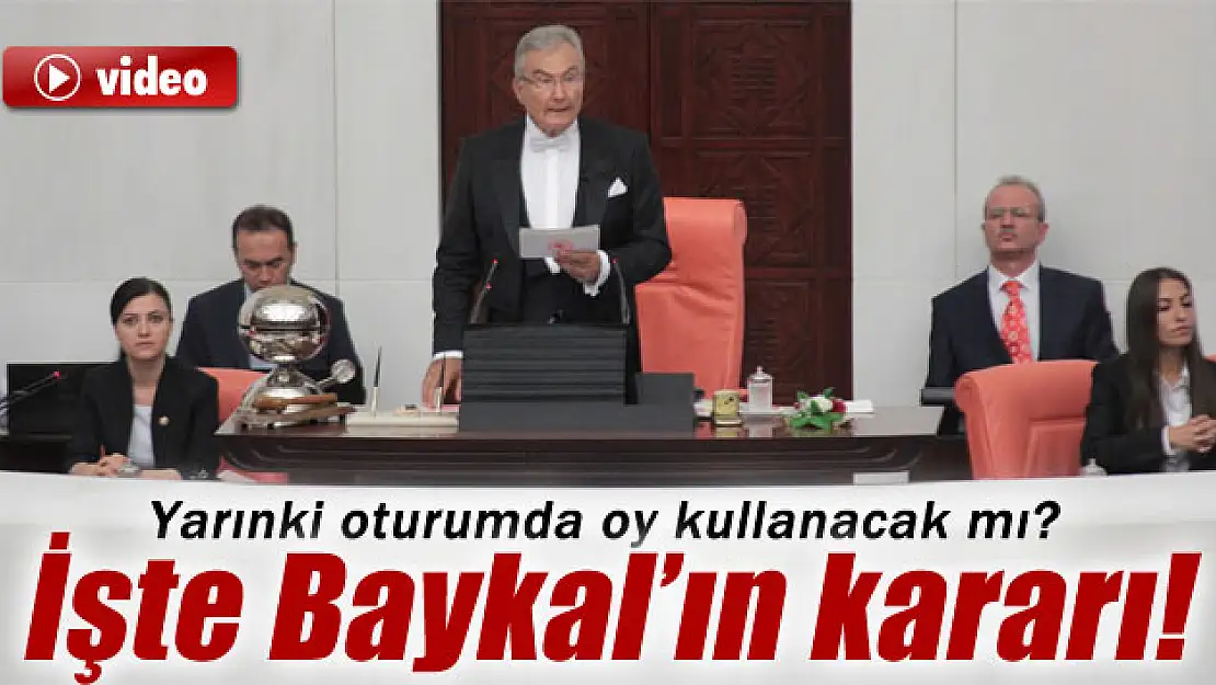 Baykal: 'Oy kullanmayacağım'