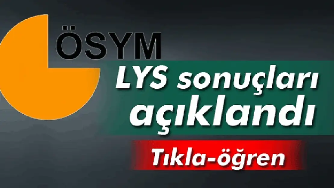 2015 LYS sonuçları açıklandı