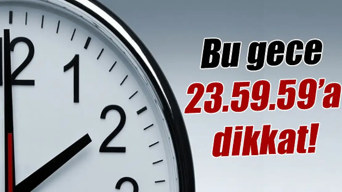 Bu geceye dikkat! Dünya saati bir saniye geri alınıyor