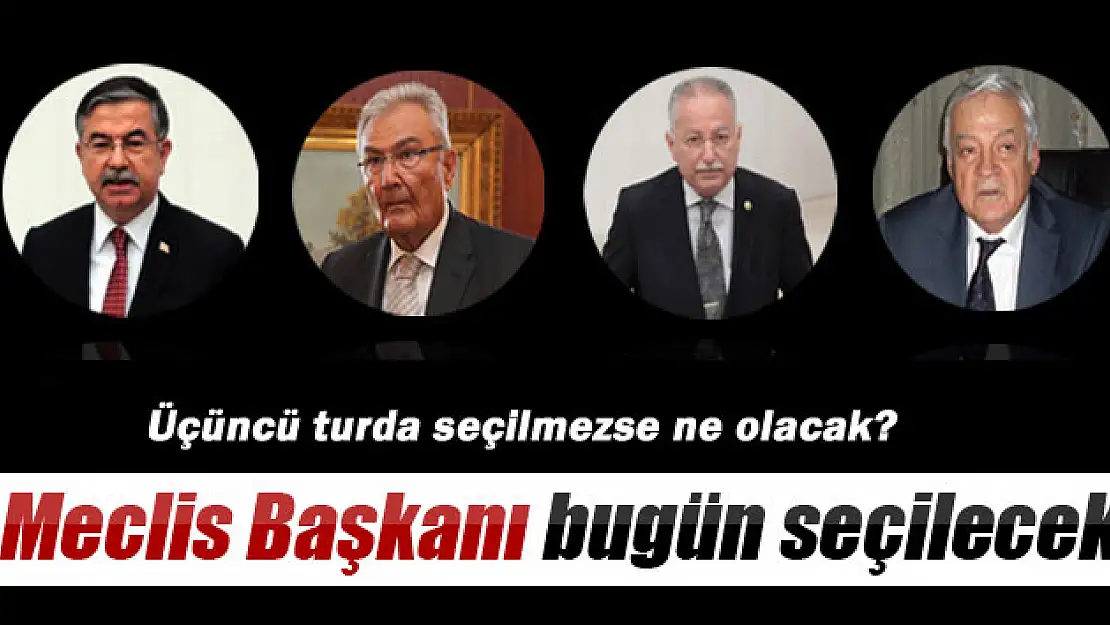 Meclis Başkanı bugün seçilecek