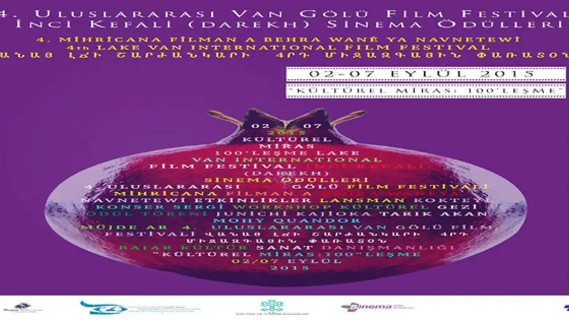 4. Uluslararası Van Gölü Film Festivali Başlıyor