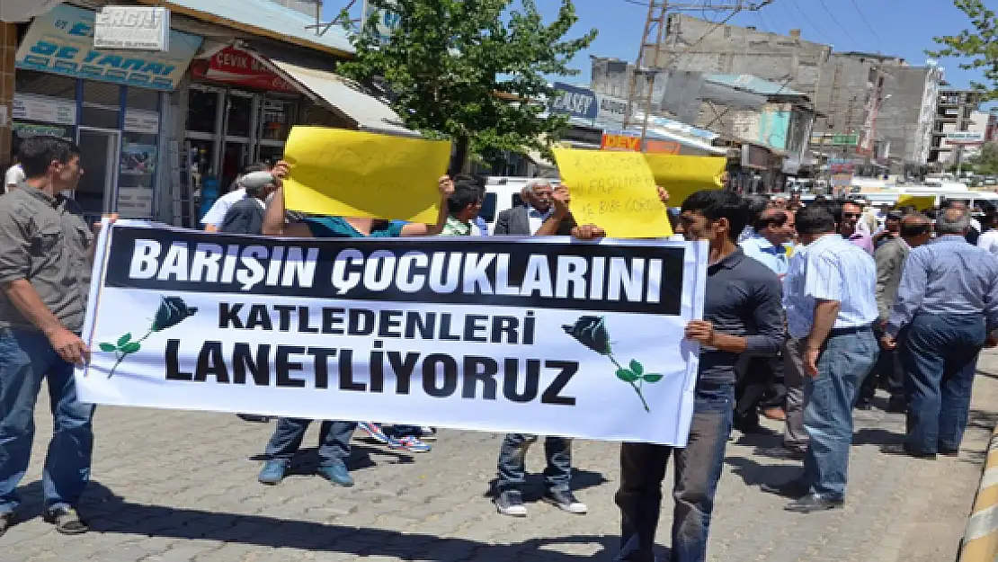 Suruç Katliamı Yürüyüşle Protesto Edildi