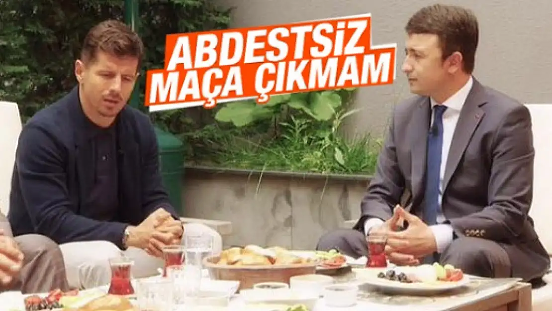 Emre Belözoğlu: Abdestsiz maça çıkmam