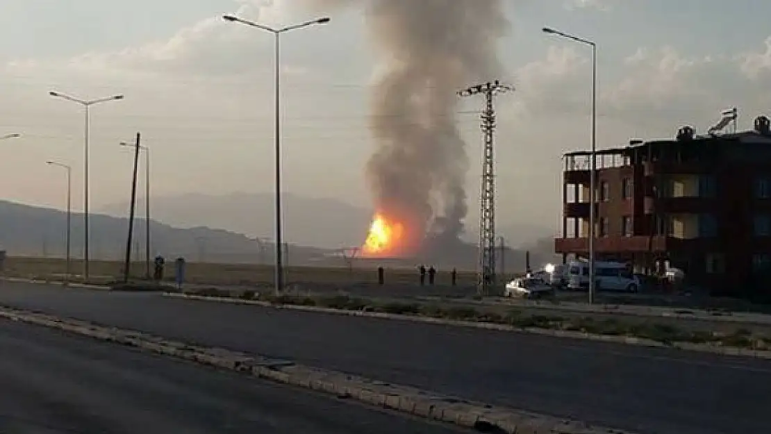 Ağrıda doğalgaz hattına saldırı