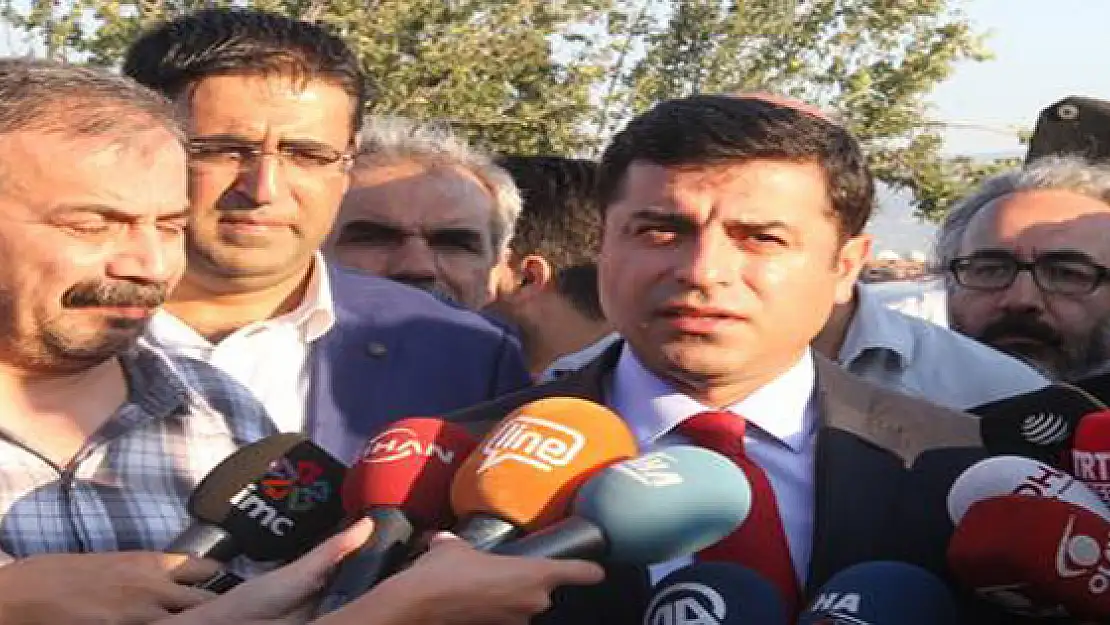 Demirtaş'tan Flaş Çağrı: Derhal Silahlar Susmalı