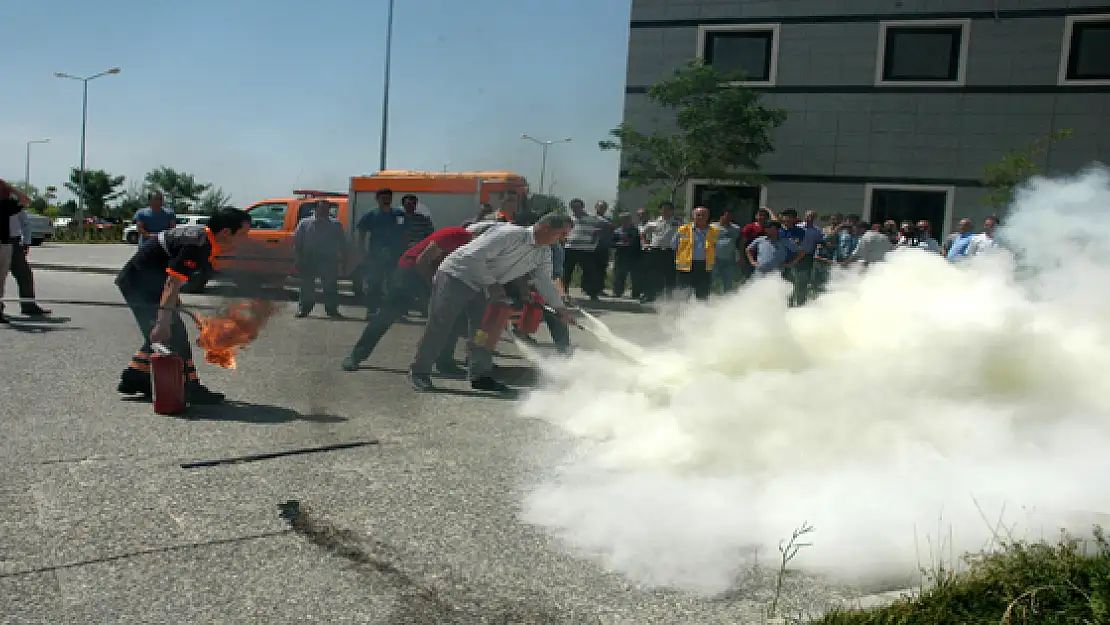 Gerçeği Aratmayan Yangın Tatbikatı