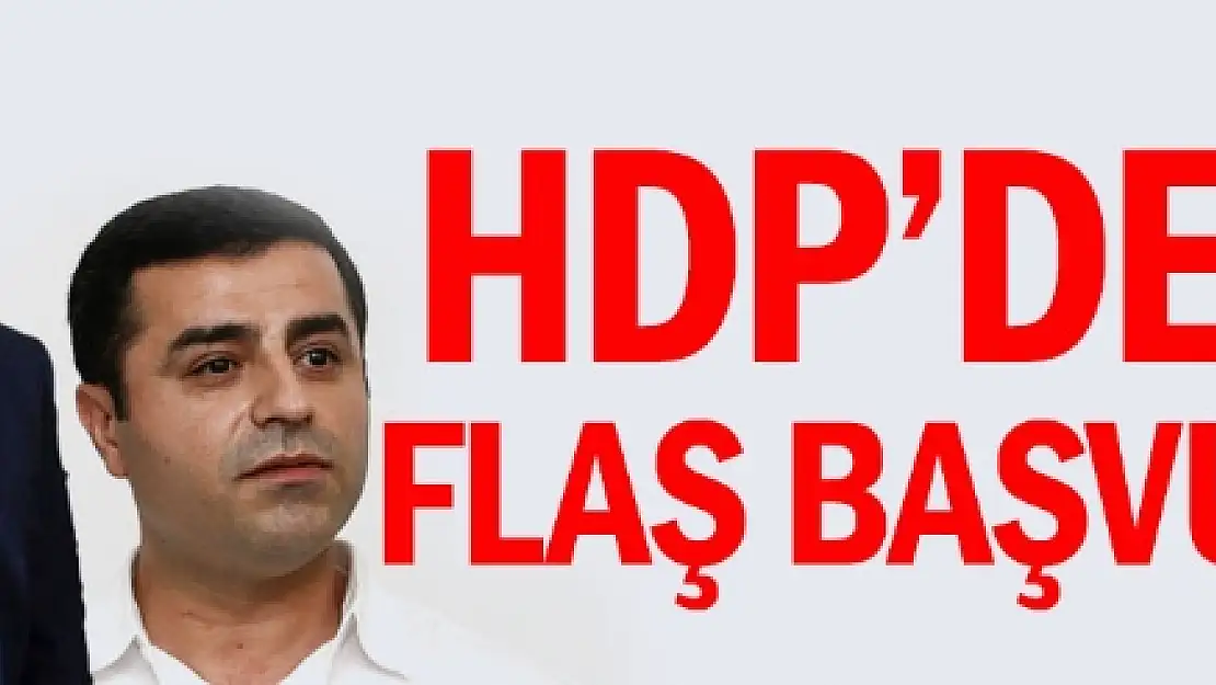 HDPden flaş başvuru