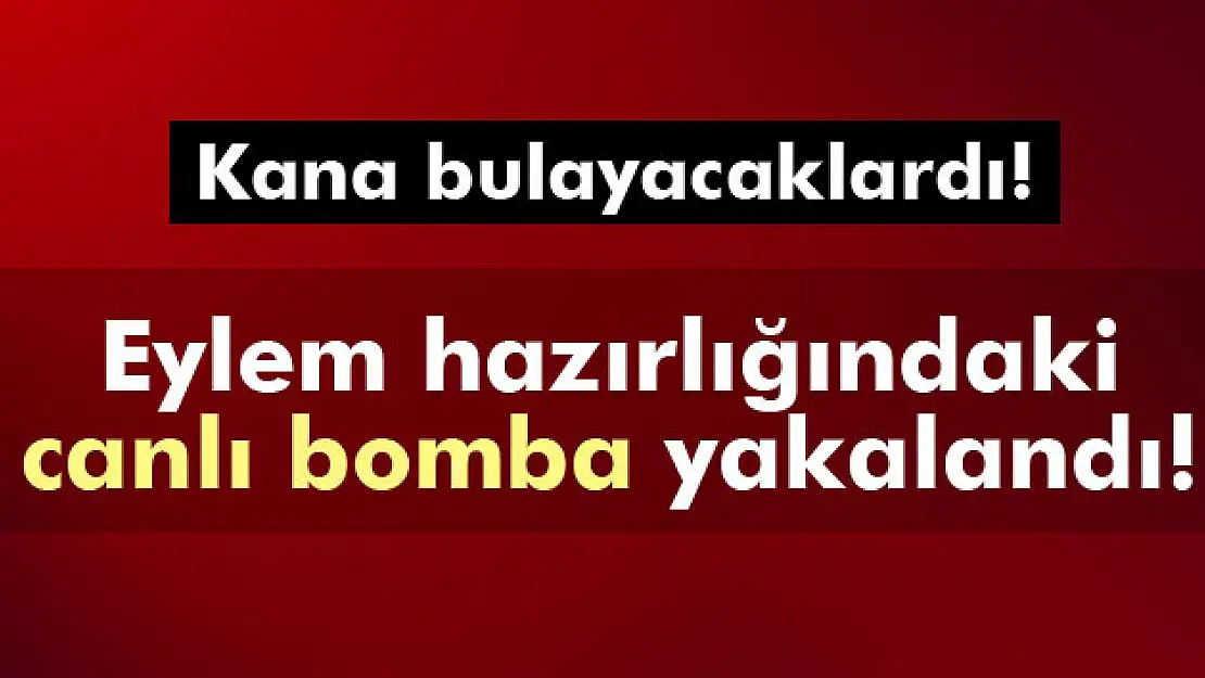 Diyarbakır'da eylem hazırlığında olan canlı bomba yakalandı