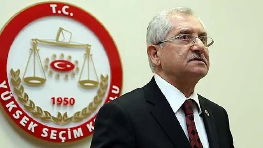 YSK Başkanı Sadi Güven'den seçim açıklaması