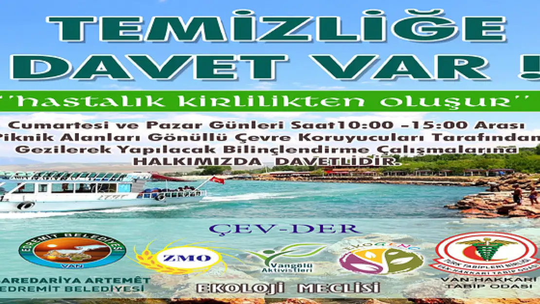  EDREMİTTE TEMİZLİĞE DAVET VAR KAMPANYASI