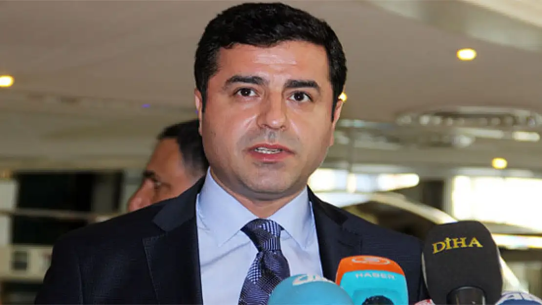 Demirtaş:PKK'nın silahlı eylemlerini durdurması lazım