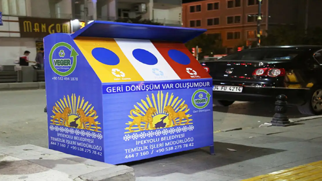 Geri Dönüşüm İçin Bin 500 Çöp Kutusu Dağıtıldı