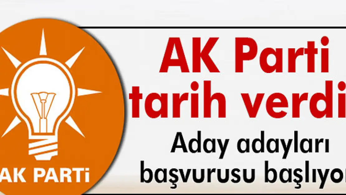 AK Parti'nin aday adayları için başvurular başlıyor