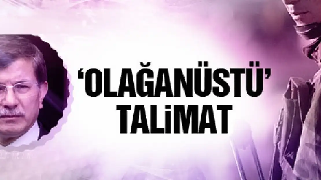 81 ilin valisine kritik talimat