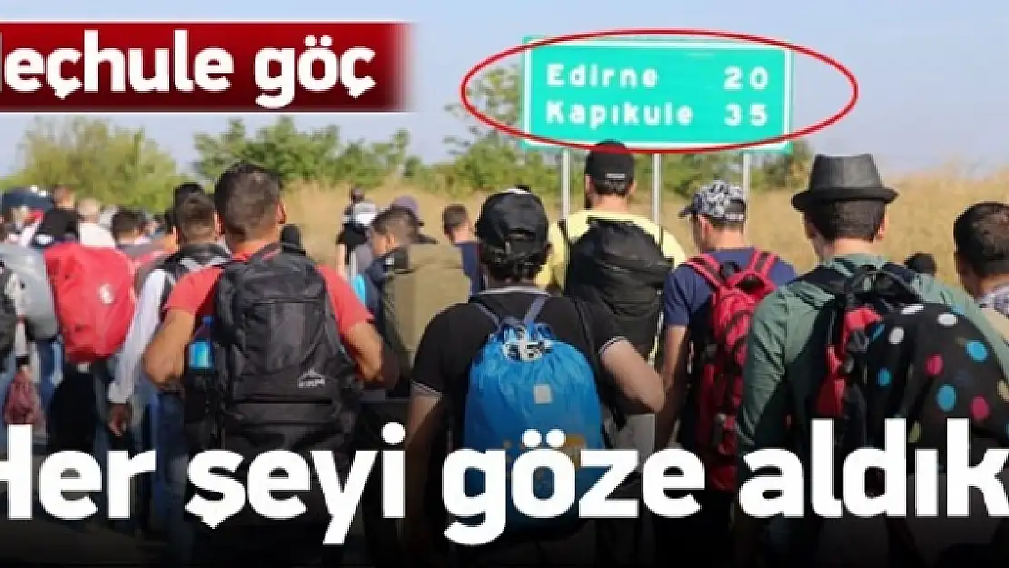 TEM'de Edirne'ye göç!