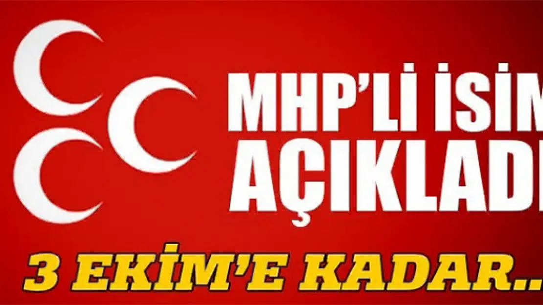 MHP kaynak arıyor!