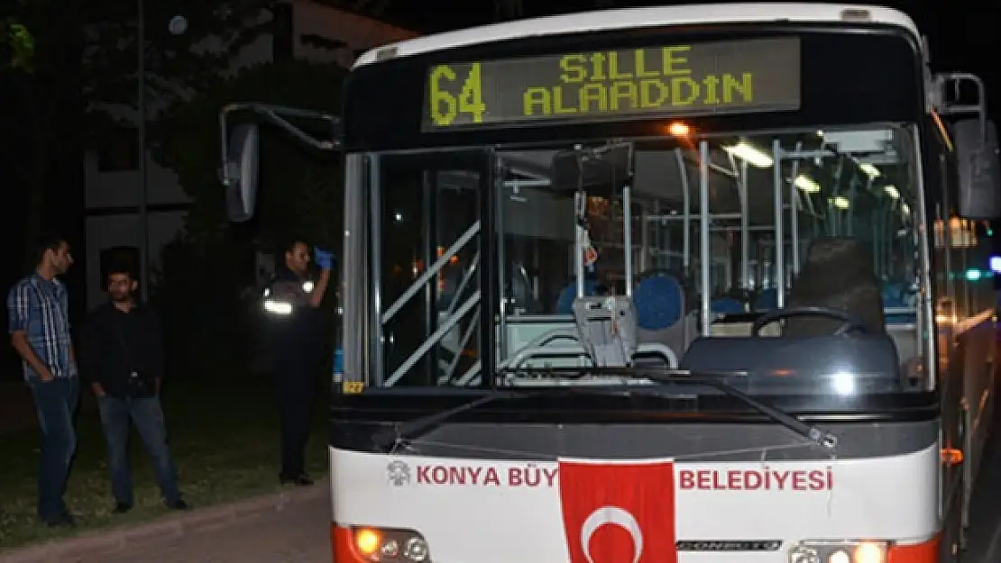 Belediye otobüsüne silahlı saldırı